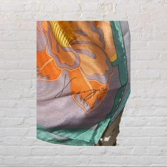 Kenzie Floral Square Scarf - Picture 4 of 4